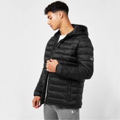 SoulCal Mens Soul Cal Micro Bubble Short Puffer Jacket Black