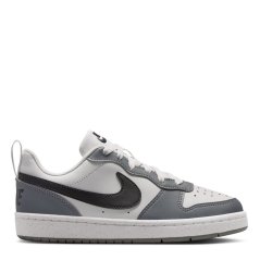 Nike Court Borough Low Recraft Children Shoes Wht/Blk/Grey
