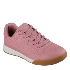 Skechers Zinger Ladies Trainers Rose DuraSde