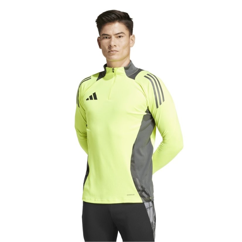 adidas Men's Tiro24 C Quarter Zip Fleece Solar Yellow