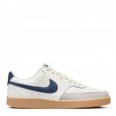 Nike Court Vision Low Trainers Mens Sail/Navy/Gum