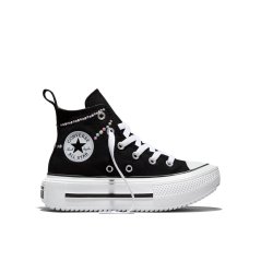 Converse Unisex Kids' Chuck Taylor All Star Lif Canvas High-Top Trainers 001-Black/Lt