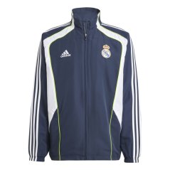 adidas Real Madrid UBP Tracksuit Top Adults Night Navy