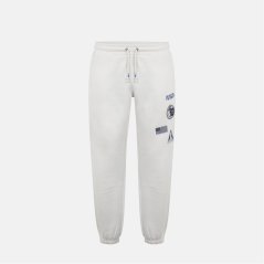 SoulCal Mens Soul NASA Closed Hem Fleece Joggers Off-white
