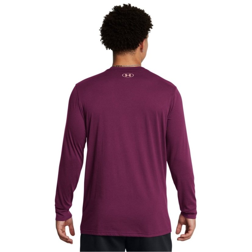 Under Armour PR Brahma Long Sleeve pánske tričko Purple