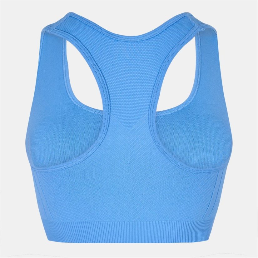 USA Pro UP Seamless Crop Sports Bra Bluebell