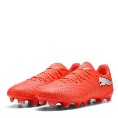 Puma Mens PUMA Future 9 Play Firm Ground Football Boots Red/Silver