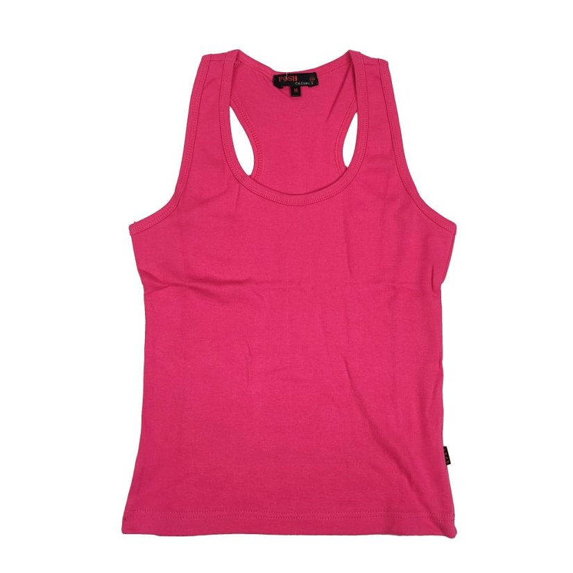 Miss Posh Vest Top Ladies Cerise