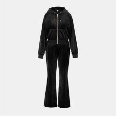 Miso Velour Tracksuit Black
