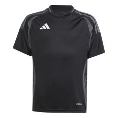 adidas Unisex Kids' Tiro24 Short Sleeve Performance T-Shirt Black