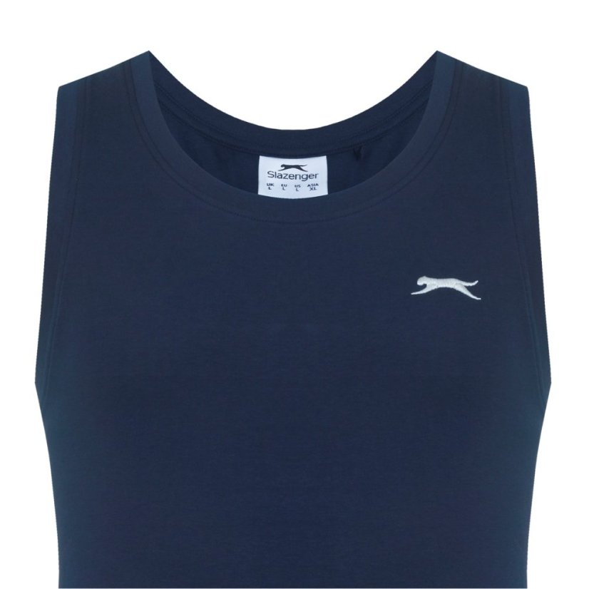 Slazenger Muscle Vest Mens Navy