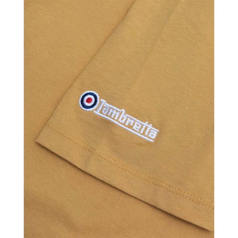 Lambretta Print Tee Sand