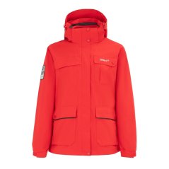 Gelert Women's 3-in-1 Windproof Fleece Lined Detachable Hood Long Sleeve Jacket Red