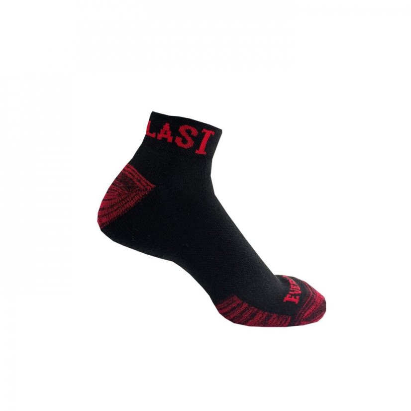 Everlast Quarter 6 Pack Socks Mens Black