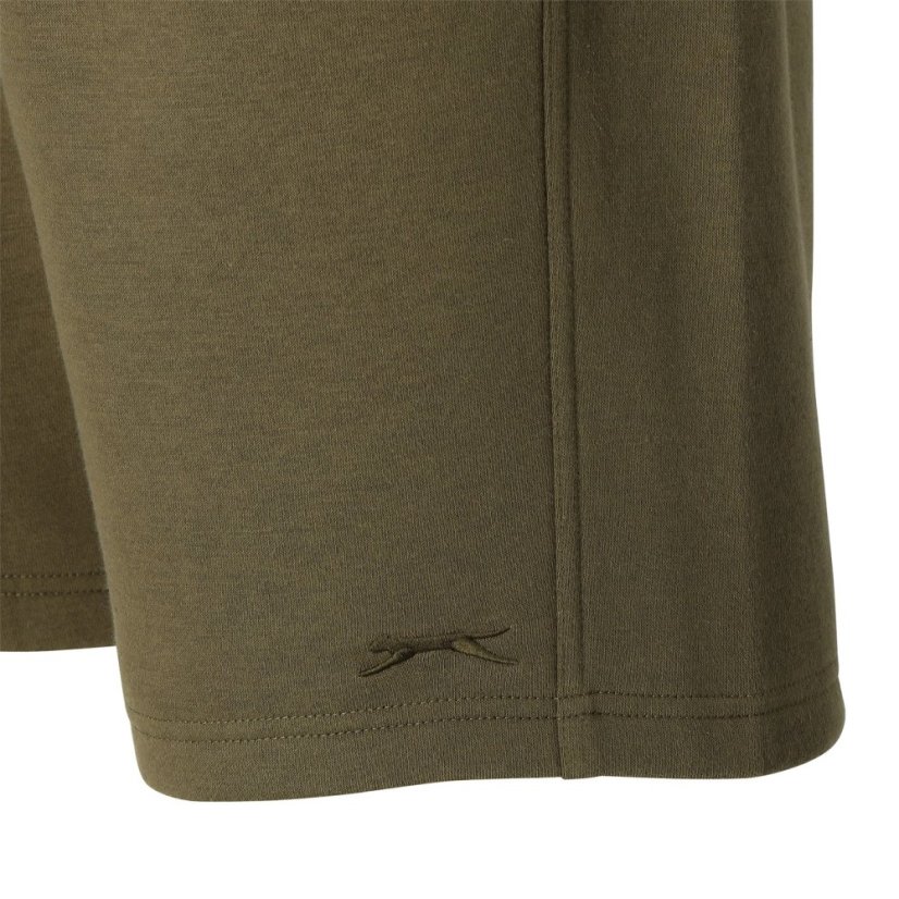 Slazenger Fleece pánské šortky Khaki