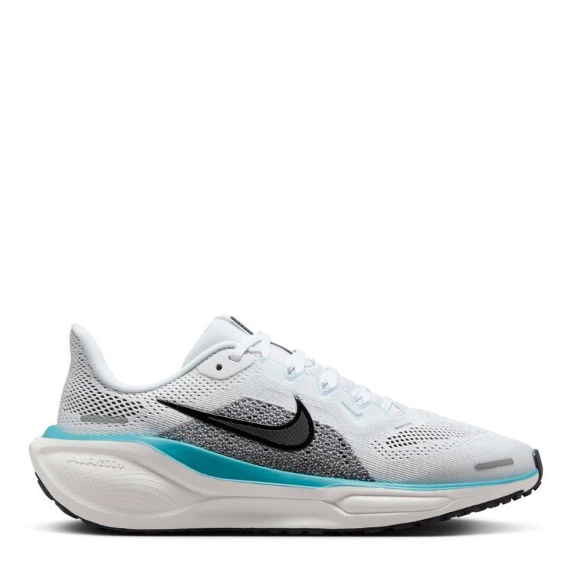 Nike Air Zoom Pegasus 41 Road Running Shoes Juniors White/Blue