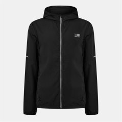 Karrimor Men's Water Resistant Hooded Long Sleeve Performance Running Jacket Black