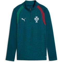 Puma Kids Portugal Drill Top World Cup 2026 Green/Silver