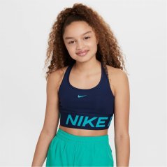Nike Pro Swoosh Big Kids' (Girls') Bra Midnight Navy