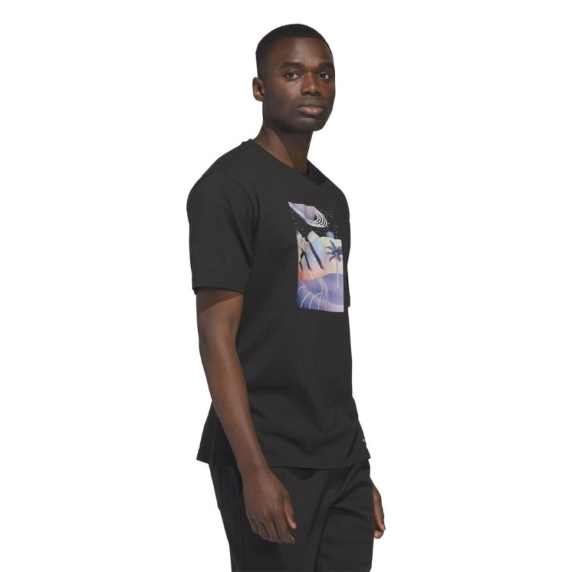 adidas Graphic Logo pánske tričko All Day Black