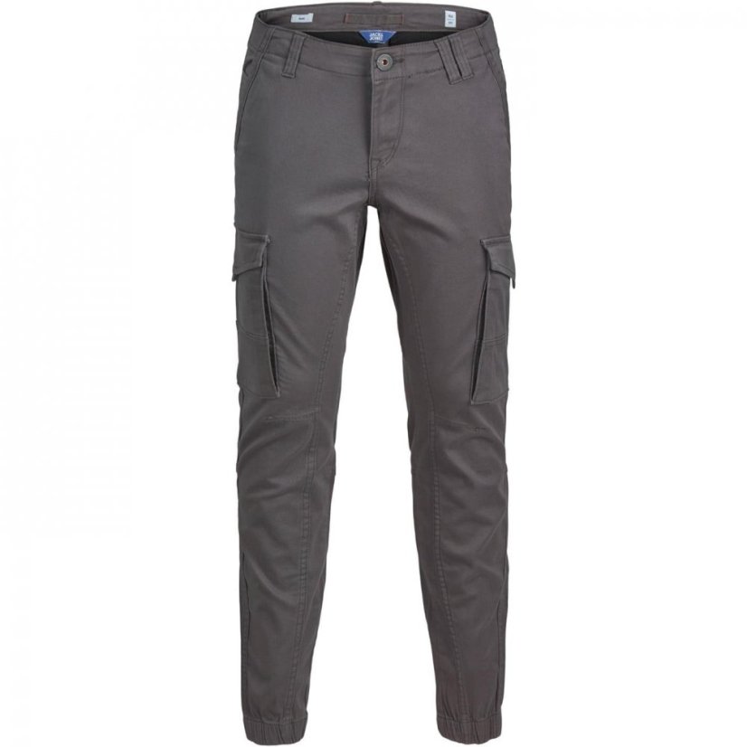 Jack and Jones Paul Flake Slim Stretch Cuffed Cargo Pants Junior Asphalt