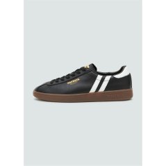 Patrick Men's Monaco Court Trainers Black/White