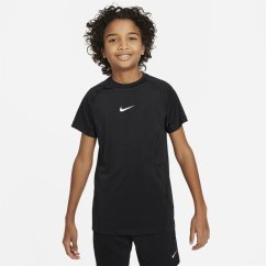 Nike Pro Big Kids' (Boys') Dri-FIT Short-Sleeve Top Black