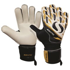 Sondico AeroSpine Goalkeeper Gloves Juniors Black/Gold