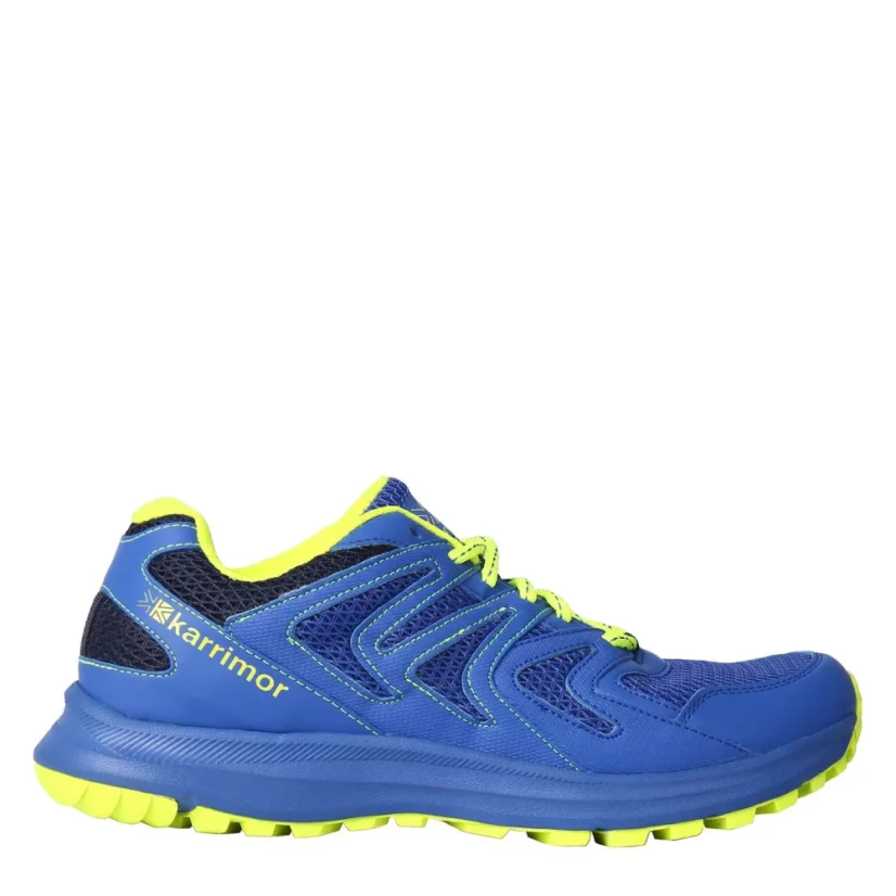 Karrimor Caracal Trail Running Shoes Mens Blue/Lime