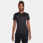 Nike Dri-FIT Academy Short-Sleeve Football Top Womens Black/Gold