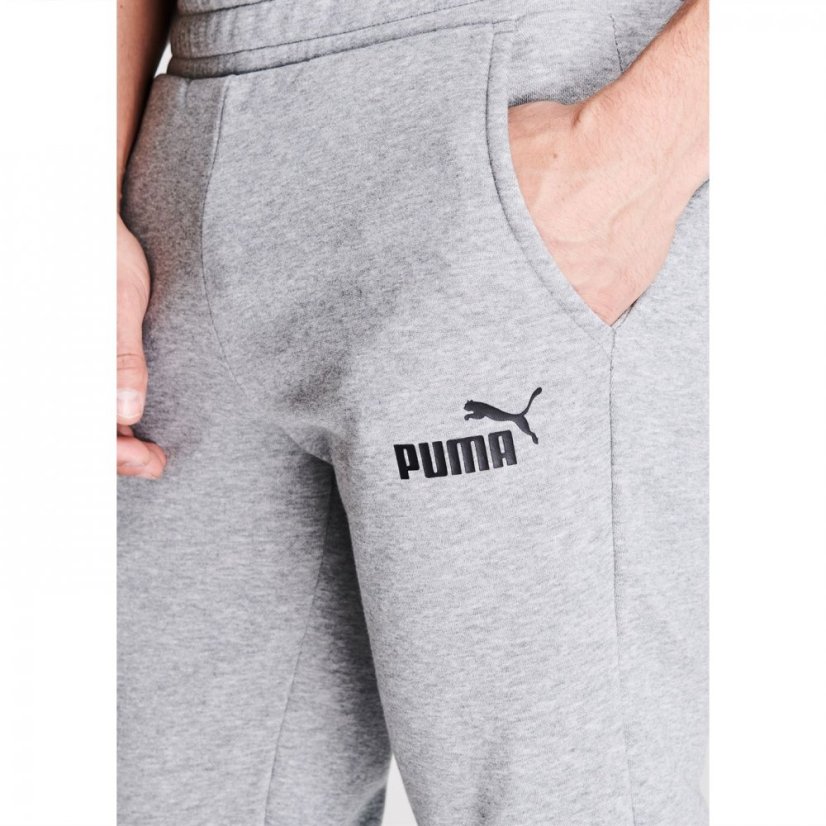 Puma Tapered Fleece Pants Mens Grey