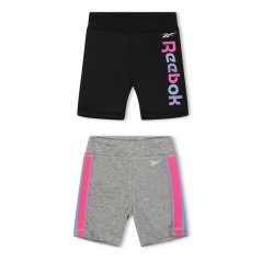 Reebok Kids' Rnbw Jogger Jersey Shorts Silver