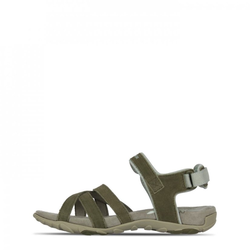 Karrimor Salina Leather Ladies Walking Sandals Khaki