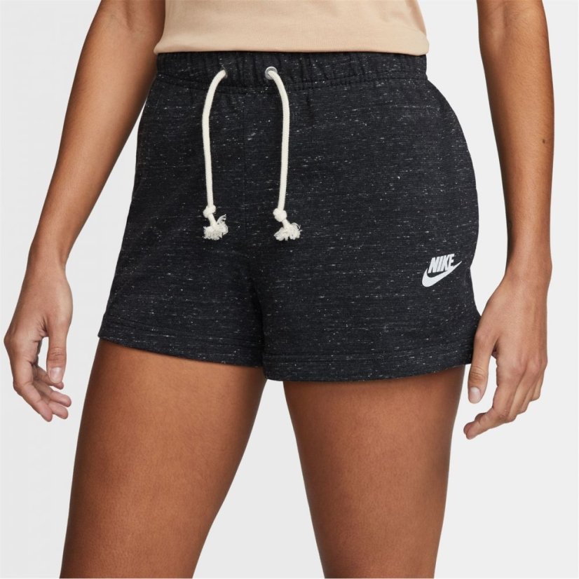 Nike Sportswear Gym Vintage Women's Shorts Black/White