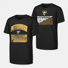 NHL KIDS NEVER QUIT 2PK SS CREW NK T-SHIRT Penguins