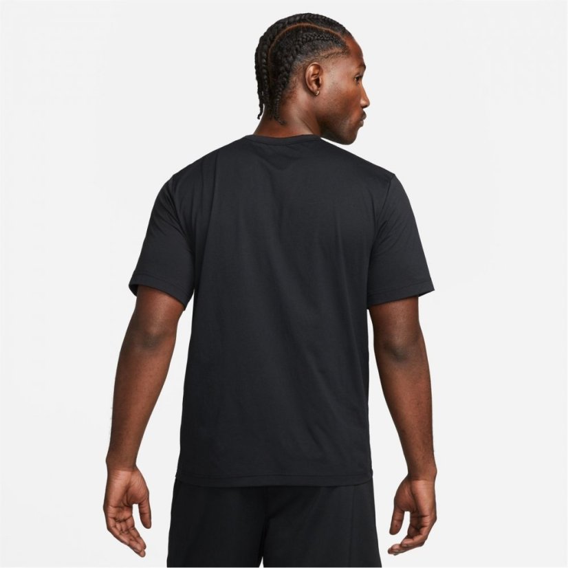 Nike Dri-FIT UV Hyverse Men's Short-Sleeve Fitness Top Black