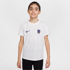 Nike Chelsea Pre Match Shirt 2025 2026 Juniors White