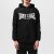 Lonsdale Zipped pánská mikina Black/White