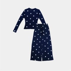 Linea LW Cotton Ld54 Navy Spot