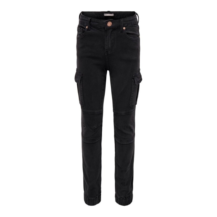 Only Kids' Cargo Trousers Black