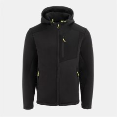 Dunlop Mens Hybrid Fleece Work Long Sleeve Softshell Jacket Black