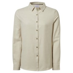 Craghoppers Women's Dornoch Long Sleeve Shirt Lt Raffia Ml