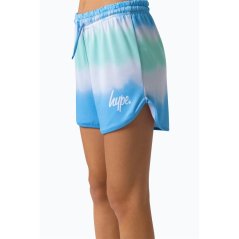 Hype Blur Fleece Jogger Shorts Mint/Blue