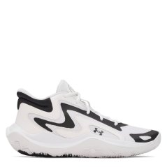Under Armour Men's Jet 25 Basketball Trainers White