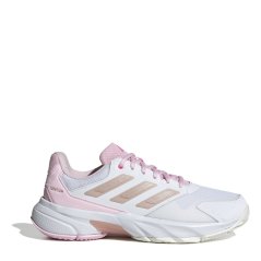 adidas Women's Tennis Shoes White/Met/Pink