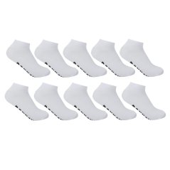 Donnay 10 Pack Trainer Socks Mens White