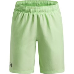 Under Armour Kids' Woven Tracksuit Shorts Lime/Black