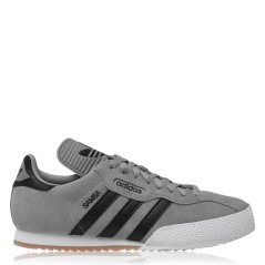 adidas Originals Samba Suede Trainers Mens Grey/Black