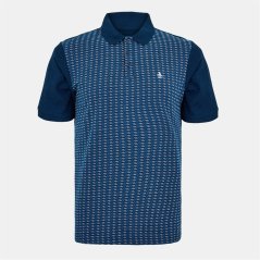 Original Penguin Men's Jacquard Short Sleeve Polo Shirt Yale