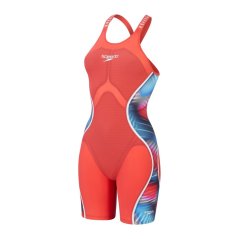 Speedo Women's Lzr Intent Race Swimsuit Red/Blue